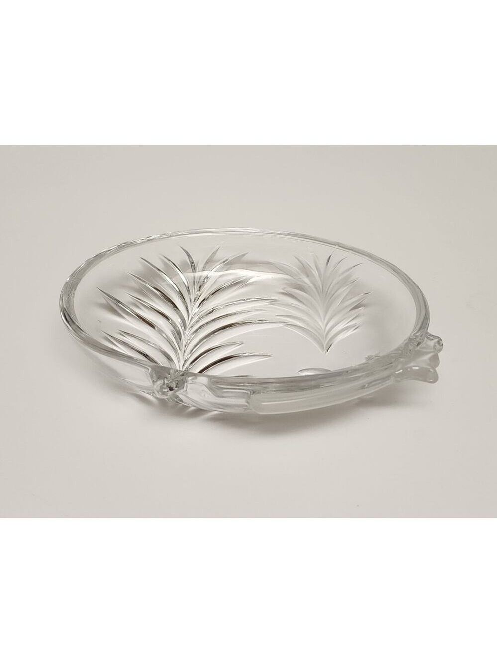 Mikasa Studio Nova Japan Frosted Wintery Scene Candy Dish Crystal